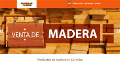 Desktop Screenshot of maderasalbino.com